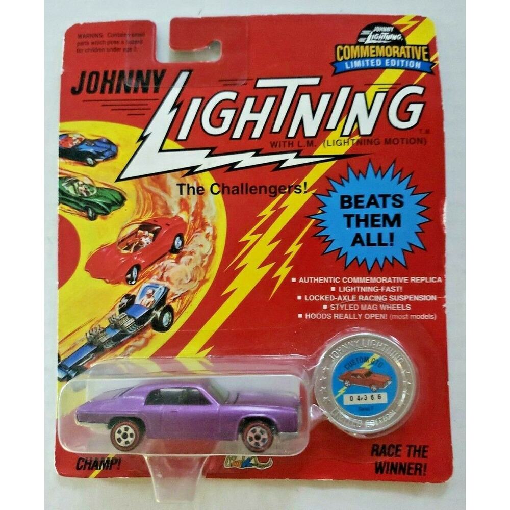 Rare 1993 Custom GTO‎ Limited Edition Johnny Lighting Dodge Challengers NOS HW20